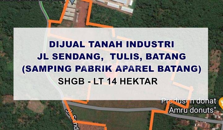 Dijual Tanah Industri Jl Sendang Tulis Batang Jawa Tengah 3