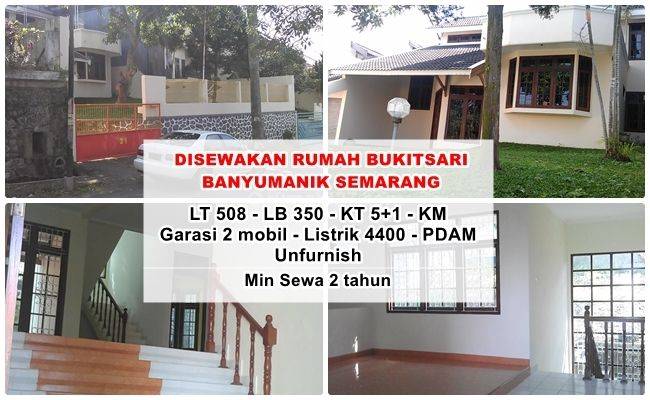 Disewakan Rumah Strategis Bukitsari Banyumanik Semarang  1