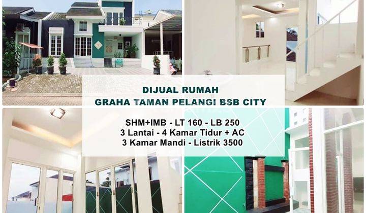 Rumah Cantik Cluster Graha Taman Pelangi Bsb Semarang  1