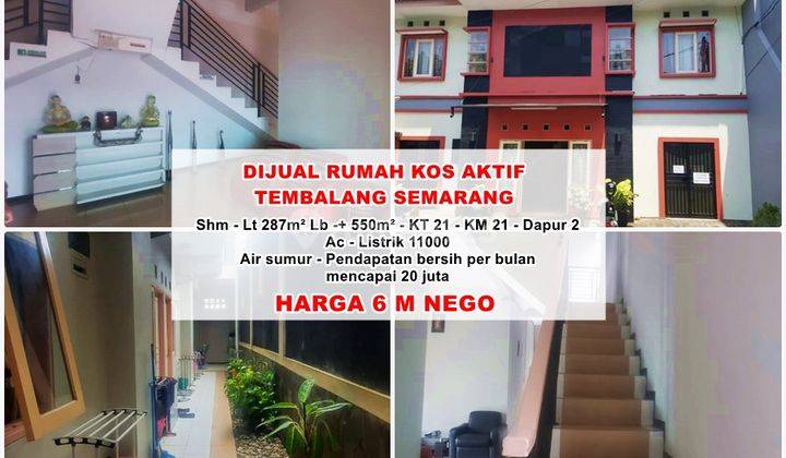 Dijual Kos Kosan Aktif di Tembalang Undip Semarang  1