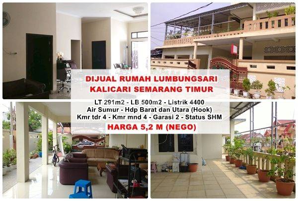 Rumah Kalicari Lumbungsari Semarang Timur  1