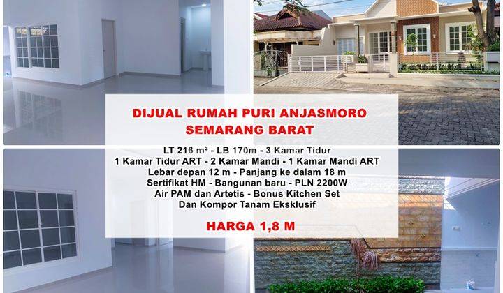 Rumah Baru Puri Anjasmoro Semarang Barat  1