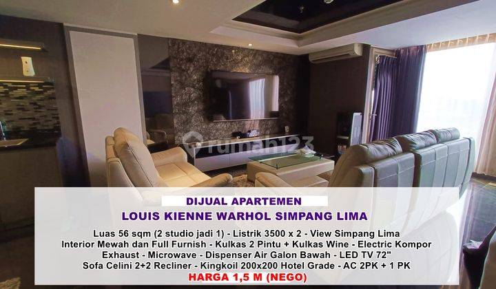 Dijual Apartment Louis Kienne Warhol Simpang Lima Top View  1