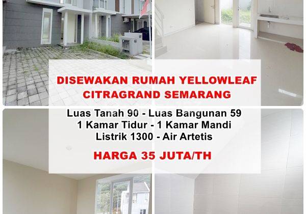 Disewakan Rumah 2 Lantai Citragrand Tembalang Semarang 1