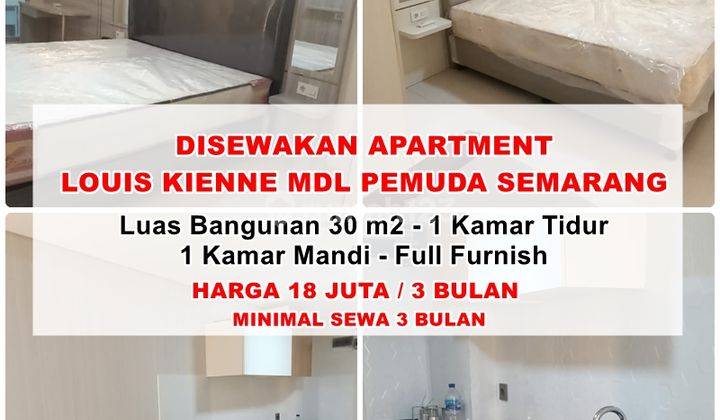 Disewakan Apartment Louis Kienne Mdl Pemuda Semarang 1