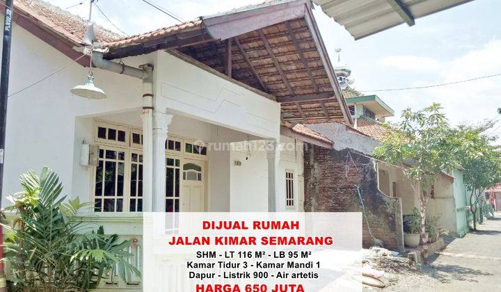 Dijual Rumah Dekat Pusat Kota Lokasi di Kimar Lamper Semarang  1