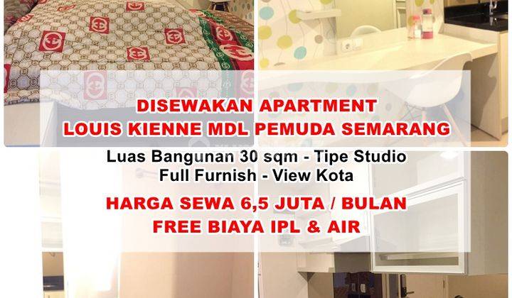 Disewakan Apartment Full Furnish Tengah Kota Semarang 1