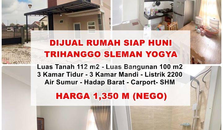 Dijual Rumah Bagus Siap Huni Trihanggo Sleman Yogya 1