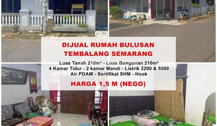 Dijual Rumah Bulusan Tembalang Cocok Untuk Kos Kosan Dekat Undip 1