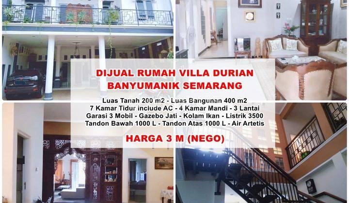 Dijual Rumah Mewah Durian Banyumanik Semarang  1