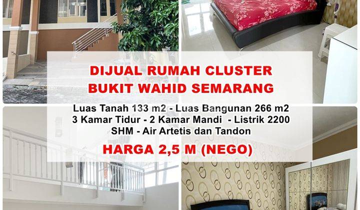 Dijual Rumah Bagus Cluster Bukit Wahid Semarang 1