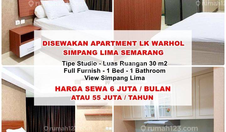 Disewakan Apartment Louis Kienne Warhol Simpang Lima Semarang 1