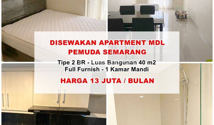 Disewakan Apartment 2 BR Full Furnish Mdl Pemuda Semarang 1