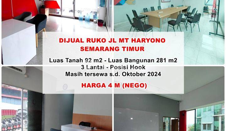 Dijual Ruko Strategis 3 Lantai Jalan Mt Haryono Semarang 1