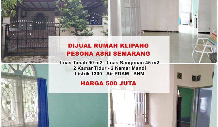 Dijual Rumah Perumahan Klipang Pesona Asri Semarang 1