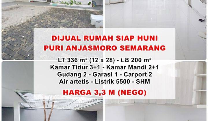 Dijual Rumah Strategis Puri Anjasmoro Semarang  1