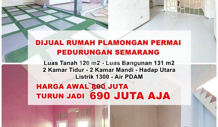 Dijual Cepat Rumah Plamongan Permai Pedurungan Semarang 1