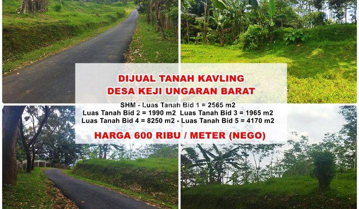 Dijual Tanah Kavling Bisa Beli Sebagian Ds Keji Ungaran Barat  1