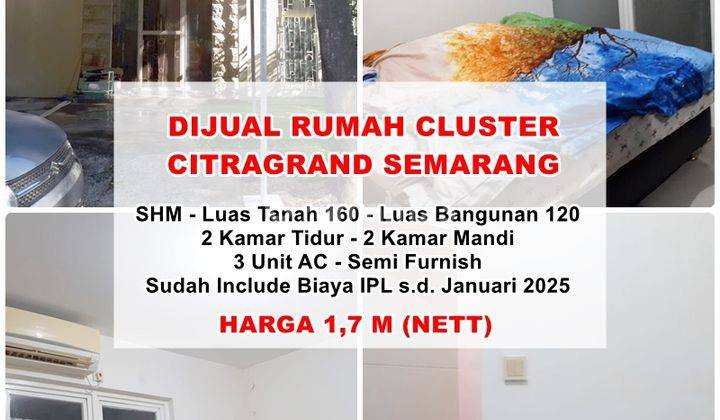 Dijual Rumah Cluster Paling Depan Citragrand Tembalang Semarang 1