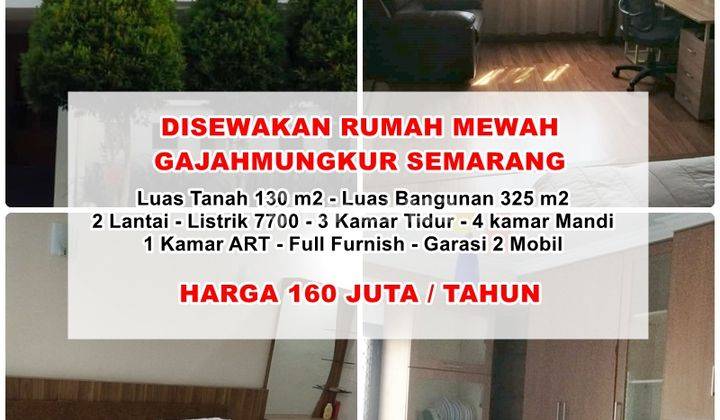 Disewakan Rumah Mewah 2 Lantai Gajahmungkur Kota Semarang 1