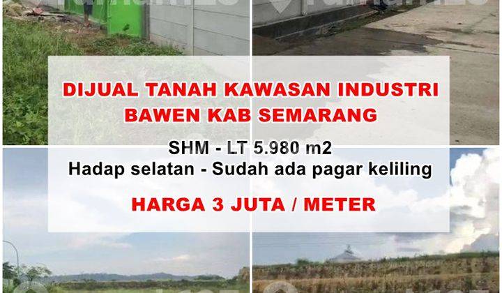 Dijual Tanah di Kawasan Industri Bawen Kab Semarang 1