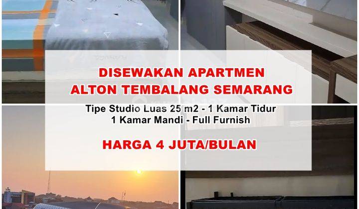 Disewakan Apartemen Bulanan Alton Tembalang Semarang 1