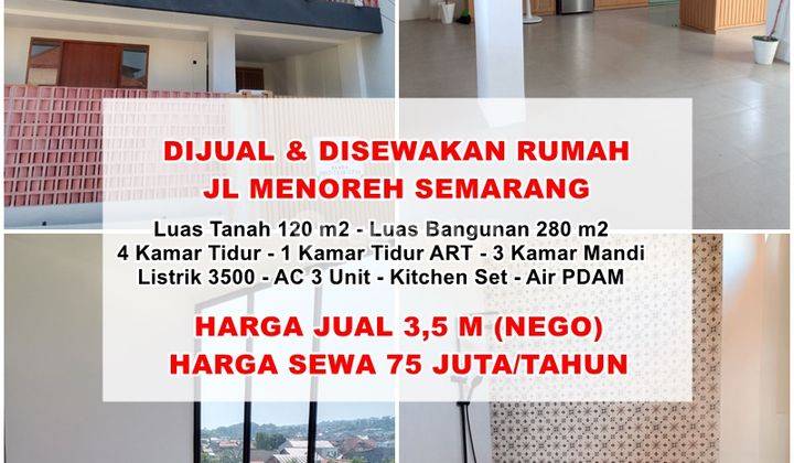 Dijual Rumah di Menoreh Sampangan Semarang Dekat RS Karyadi 1