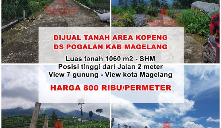 Dijual Tanah Area Kopeng Ds Pogalan Kab Magelang 1