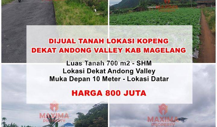 Dijual Tanah Dekat Andong Valley Ds Ngablak Kab Magelang  1