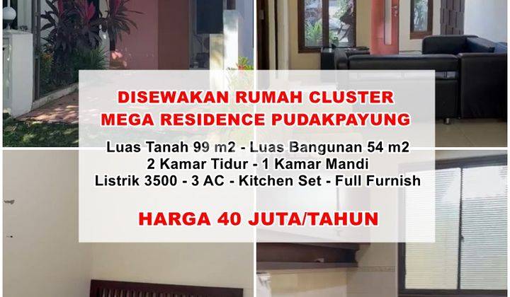 Disewakan Rumah Cluster di Banyumanik Semarang 1