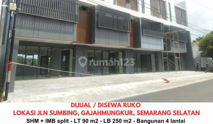 Ruko Dijual Disewakan Jl Sumbing Gajahmungkur Semarang 1