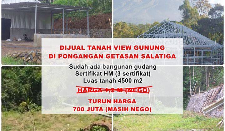 Dijual Tanah View Gunung Getasan Kopeng Salatiga 1