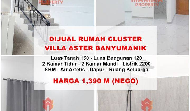 Dijual Rumah Cluster Villa Aster Banyumanik Semarang 1