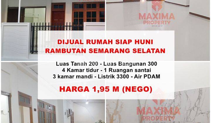 Dijual Rumah Bagus Siap Huni Rambutan Lamper Kota Semarang 1