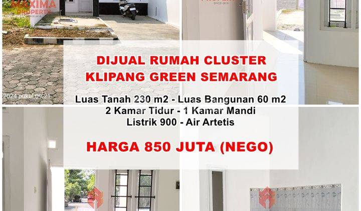 Dijual Rumah Cluster Klipang Green Semarang 1