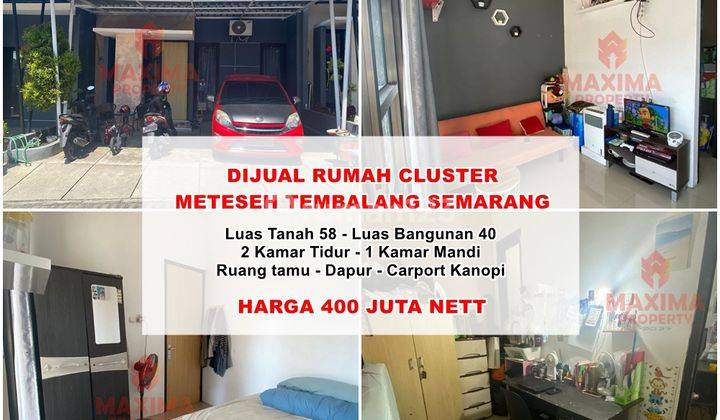 Dijual Rumah Cluster Meteseh Tembalang Semarang 1