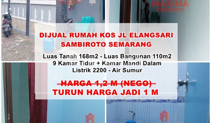 Dijual Rumah Kos ELangsari Sambiroto Tembalang Semarang Dijual Rumah Kos ELangsari Sambiroto Tembalang Semarang