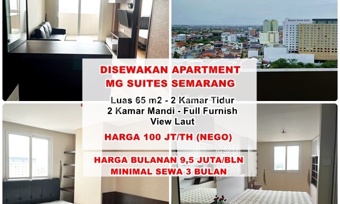 For Rent Fully Furnished Apartment MG Suites Semarang 1