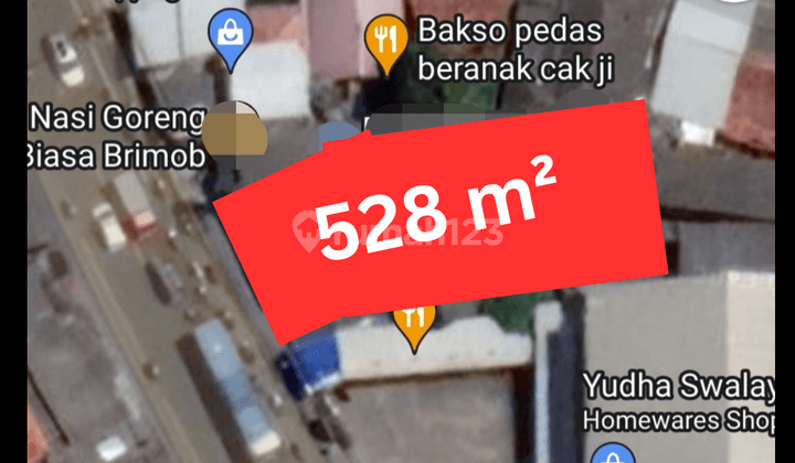 Tanah Komersial SHM di Jl Martadinata, Ciputat Tangerang Selatan 1