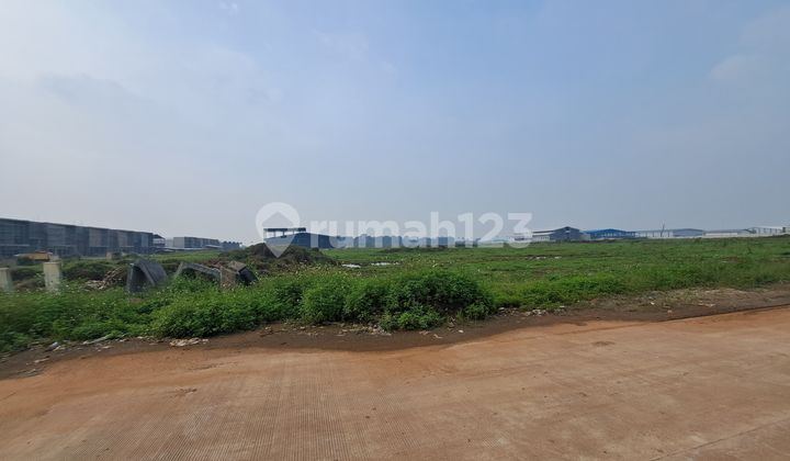 Tanah Kavling Industri 7924M2 Dlm Kawasan Aman di Legok Tangerang