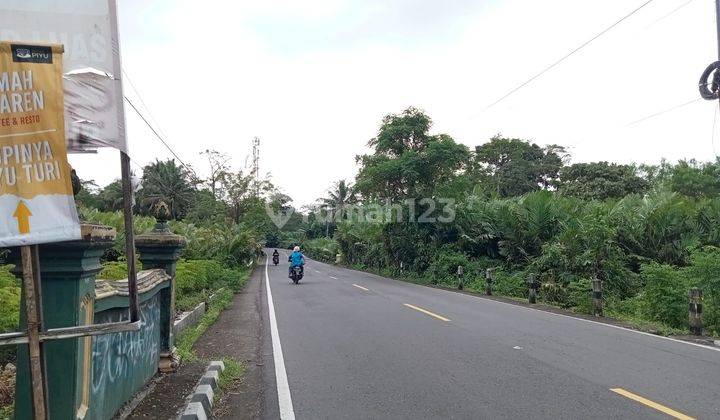 Dijual Tanah Luas Pinggir Jalan Turi Tempel Cocok Untuk Usaha 4