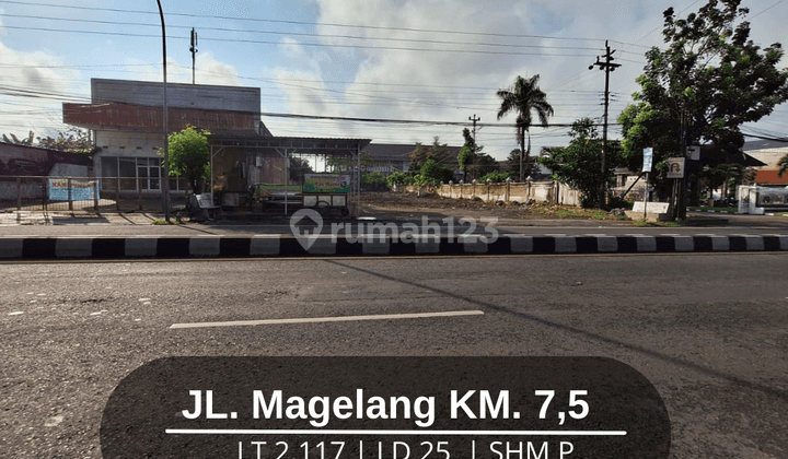 Tanah Pinggir Jalan Strategis Bisnis Samping Bkn Jalan Magelang 2