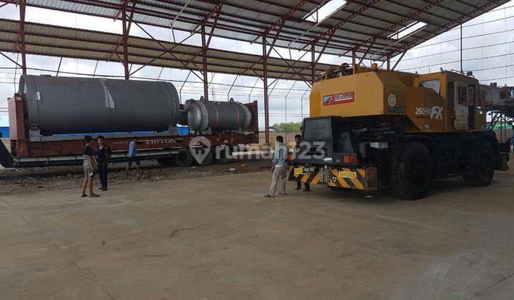 Tanah plus bangunan gudang di Area zona kuning Rawaurip Cirebon 3