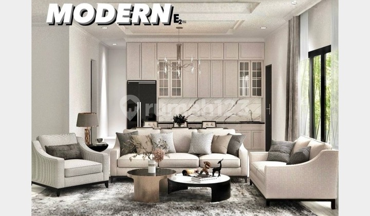 New American Modern Design 3,5Lantai Pakuwon Indah Sby Barat 2