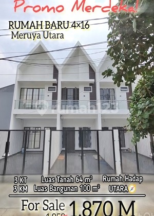 Rumah baru gress mudah diakses jalan lebar di Meruya. 161911 Rumah baru gress mudah diakses jalan lebar di Meruya. 161911