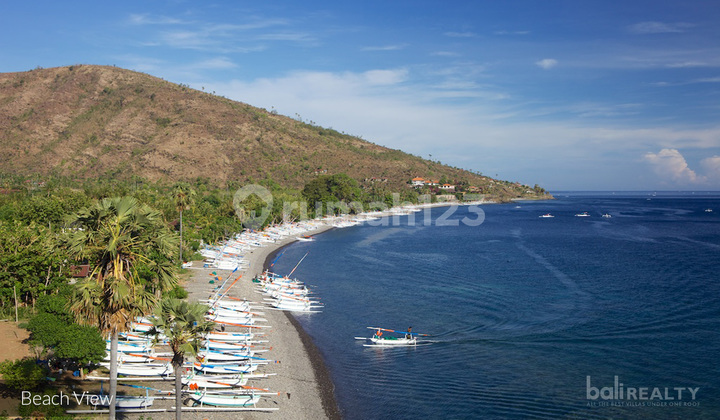 Amed Beach Front Land - 2,770 Sqm With 60M Wide Ocean Frontage - 2870 -N