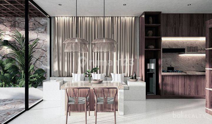 One Bedroom Contemporary Open Plan Living Apartment Pererenan 2175la 5