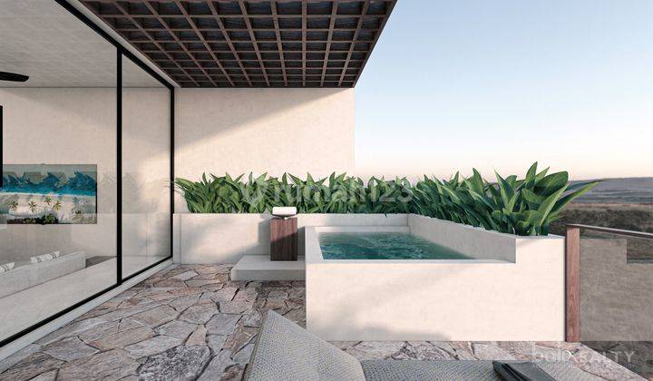 One Bedroom Contemporary Open Plan Living Apartment Pererenan 2175la 8