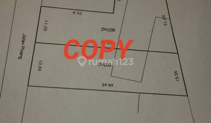 Tanah Strategis Di Pondok LABU Jakarta Selatan 617m² SHM 2