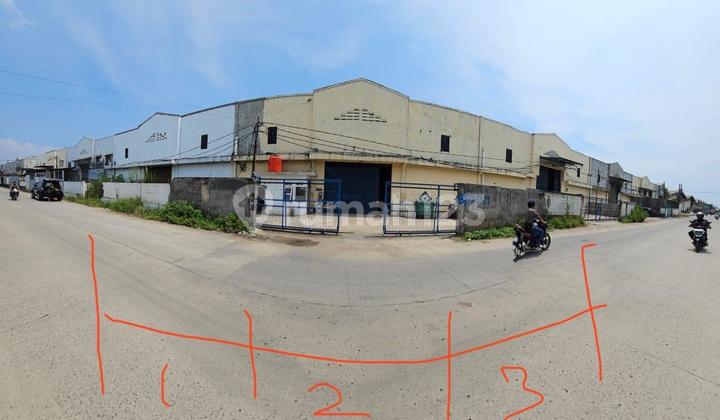 Gudang Gandeng 3 Di Pantai Indah Dadap Akses 40 Feet Hadap.jalan Utama 3600m² Di Area Tidak Banjir 